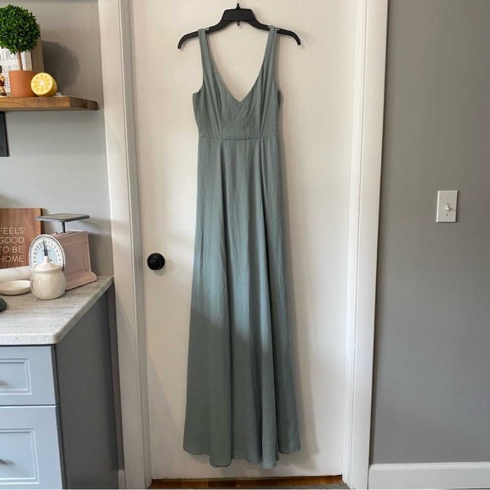 Show Me Your MuMu V Neck Sleeveless Sheer Dress XS